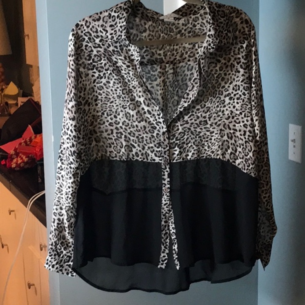 Cheetah Girls Button Down